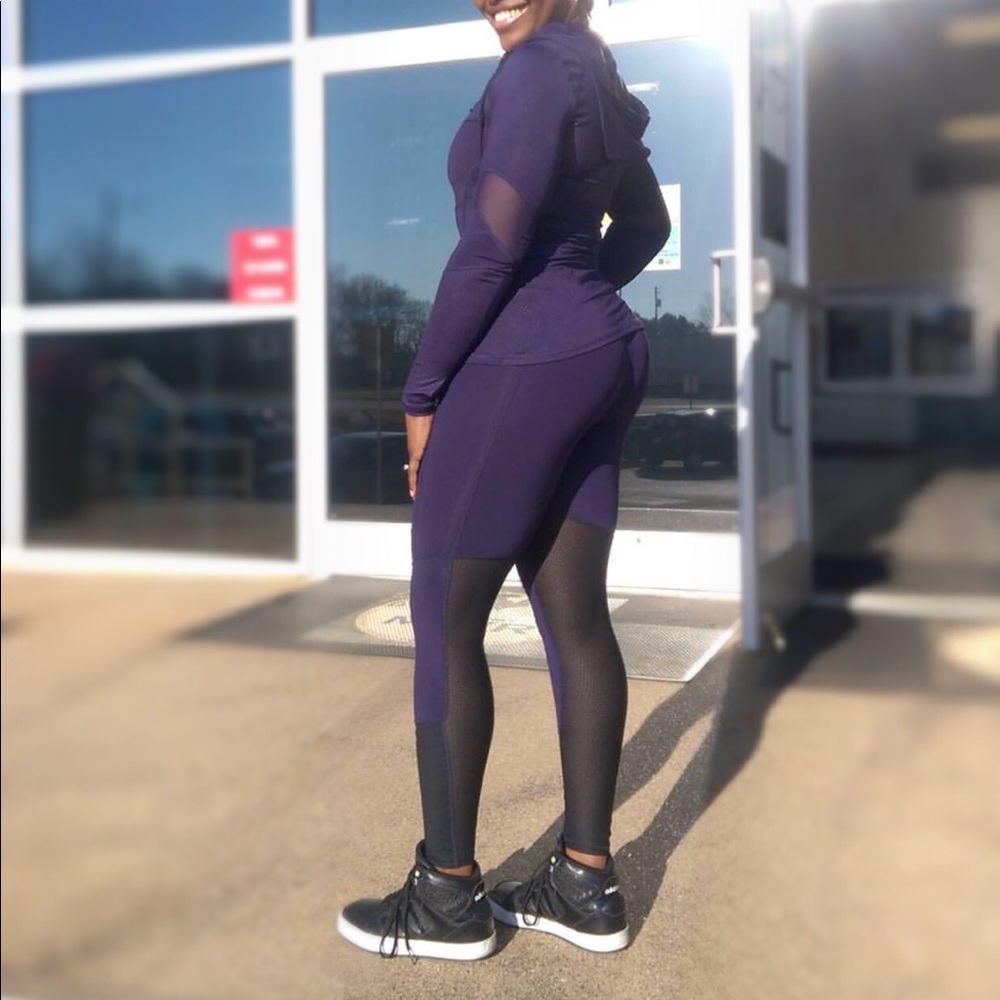 Champion Leggings and Long Sleeve Pullover Set